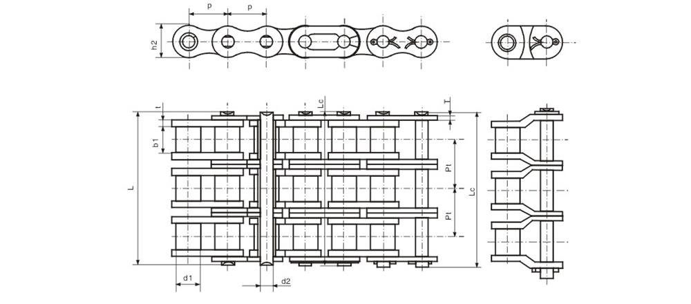 三排不锈钢滚子链 Triplex roller(ss) chains-1.jpg