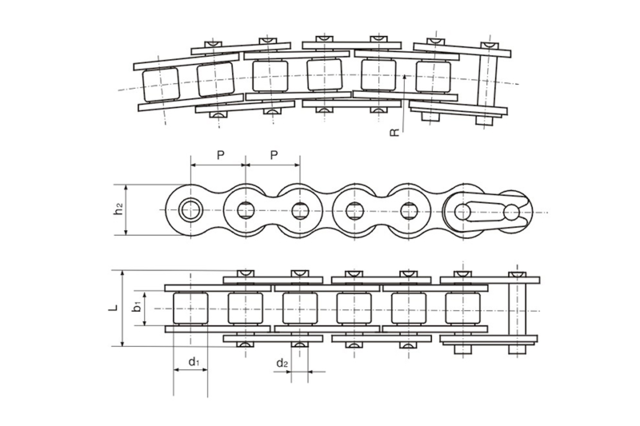 不锈钢侧弯链 Stainless steel side bow chain